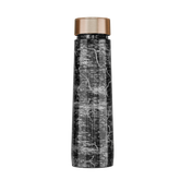 Pure Copper Elegant 1000 ml Premium Coated Water Bottles (Silver Black Abstract, 1000 Ml) (Copy)